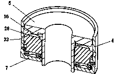 Thrust bearing pack for automatically regulating axial load of turbodrill