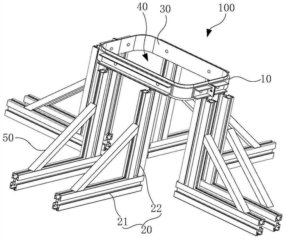 Prefabricated-column-storing and overturn-preventing construction device and method