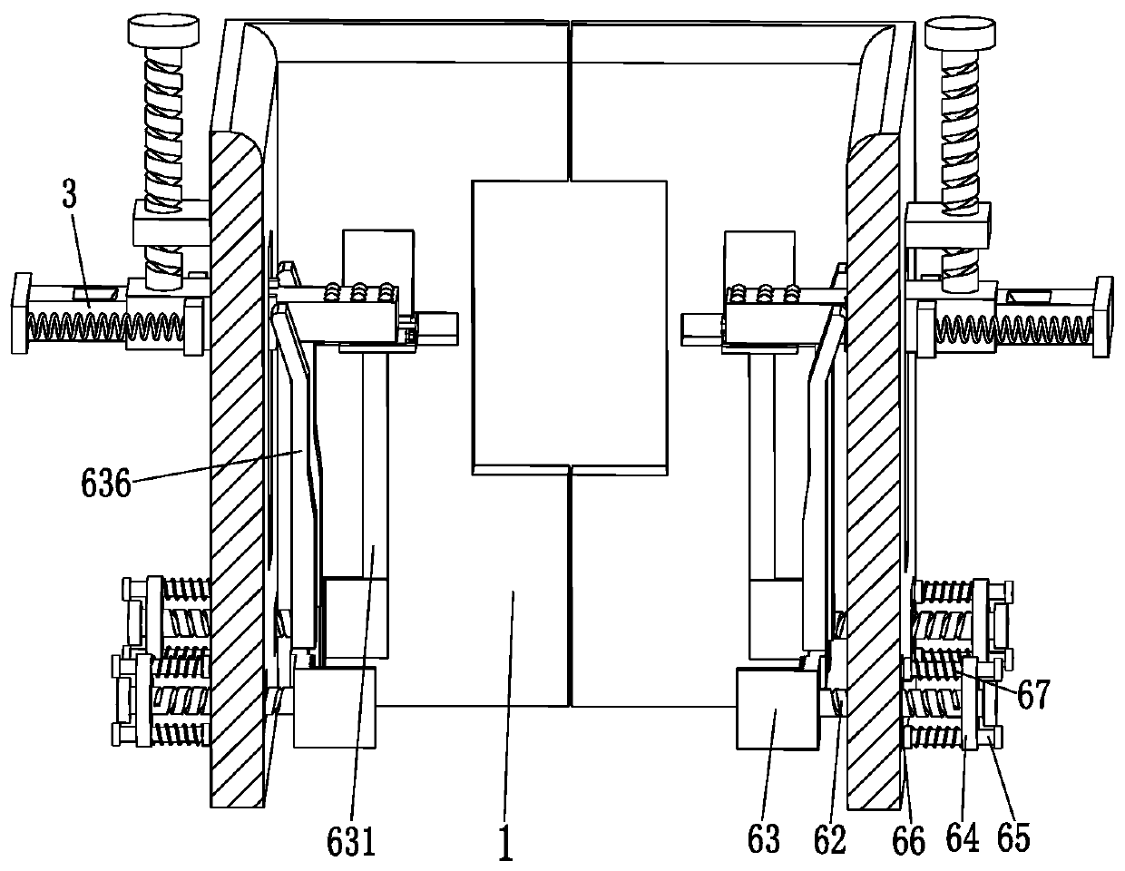 A prefabricated concrete column positioning guide frame for prefabricated buildings