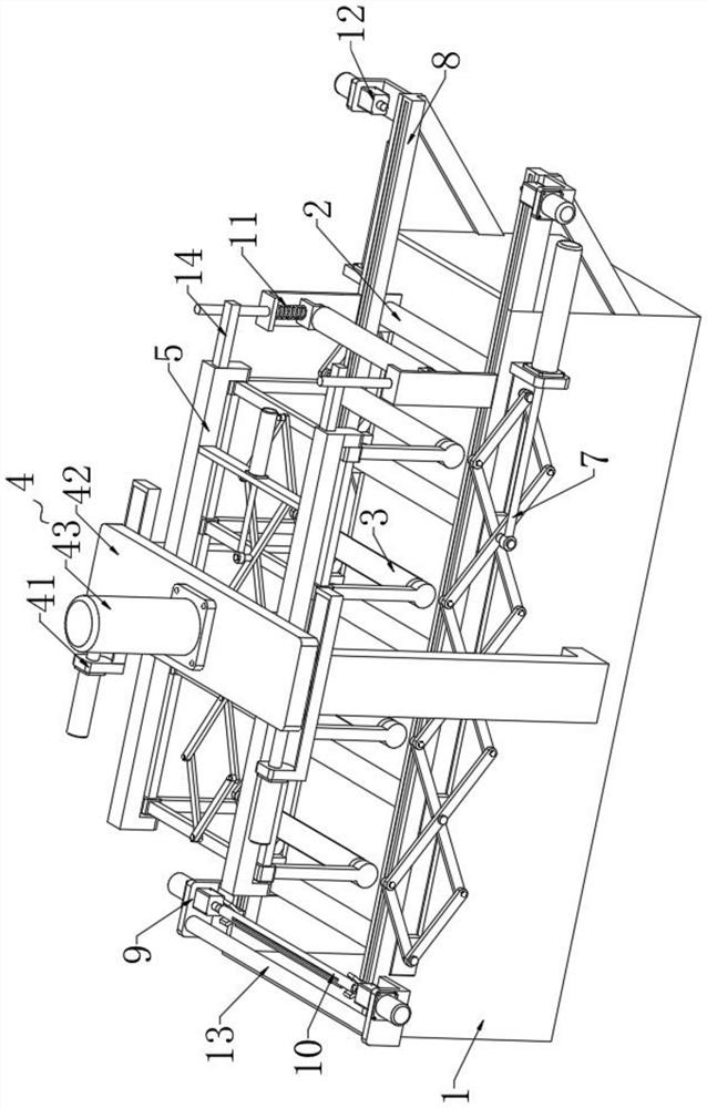 Automatic desizing and leveling equipment