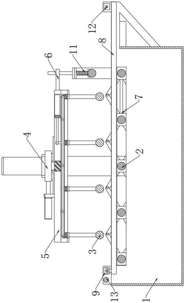 Automatic desizing and leveling equipment