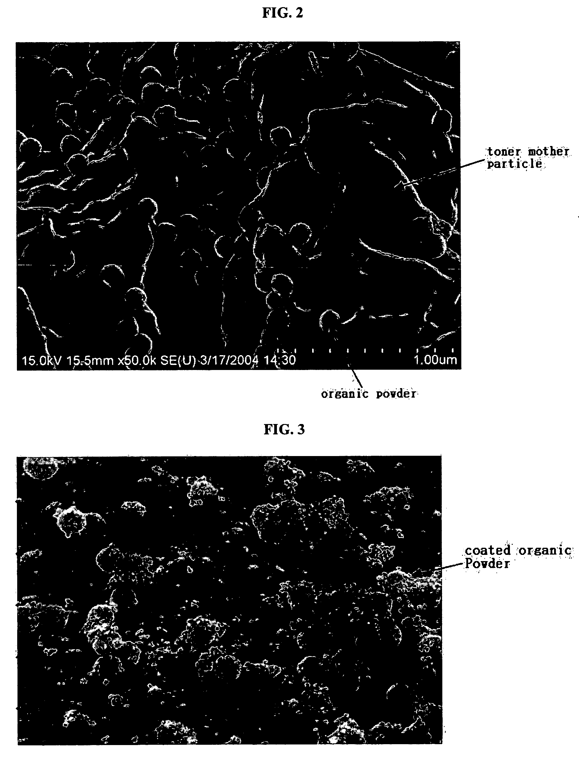 Color toner for non-magnetic mono-component system for increasing printing quality and a method for preparing the same