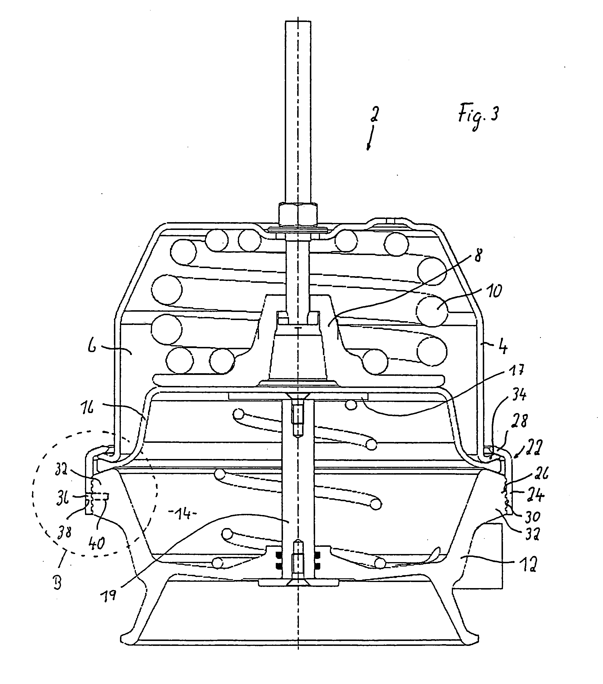 Spring-actuated brake cylinder