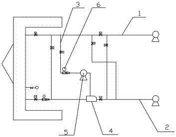 Slurry circulation system of slurry balance shield and slurry balance shield