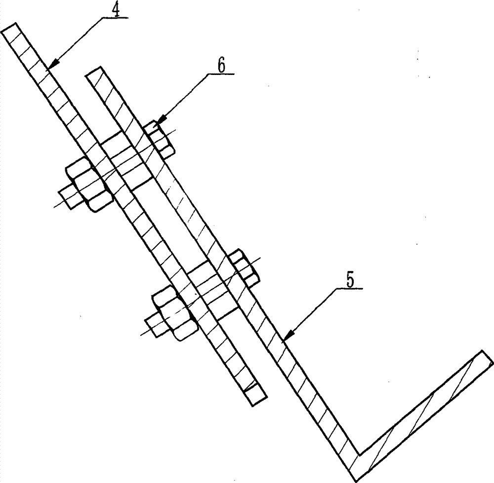 Reflux oil distribution device in washing section of distillation tower