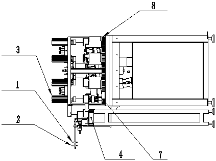 Oil wiping device