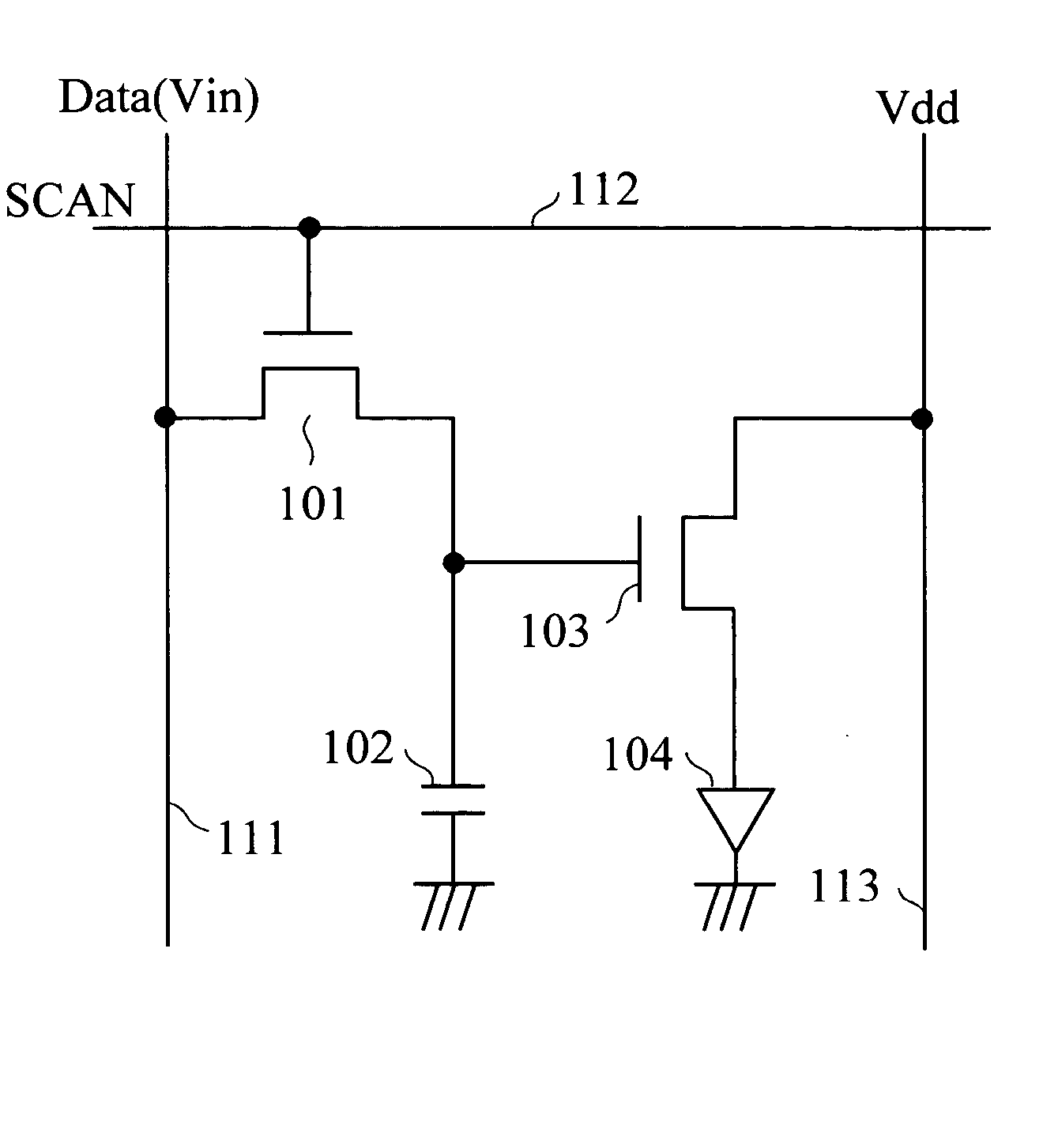 Organic el display luminance control method and luminance control circuit