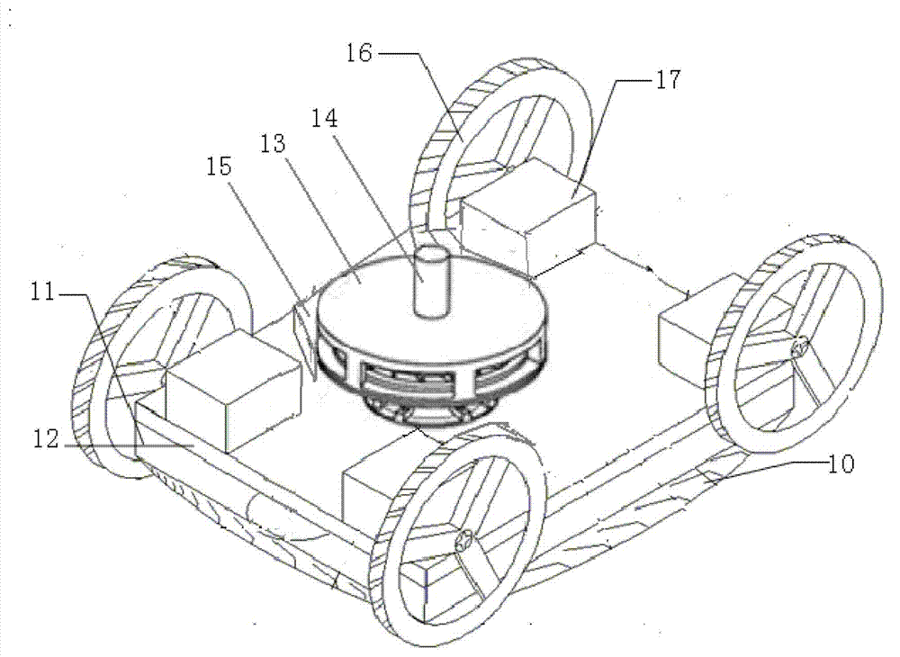 Amphibious robot capable of flying and climbing wall and control method of amphibious robot