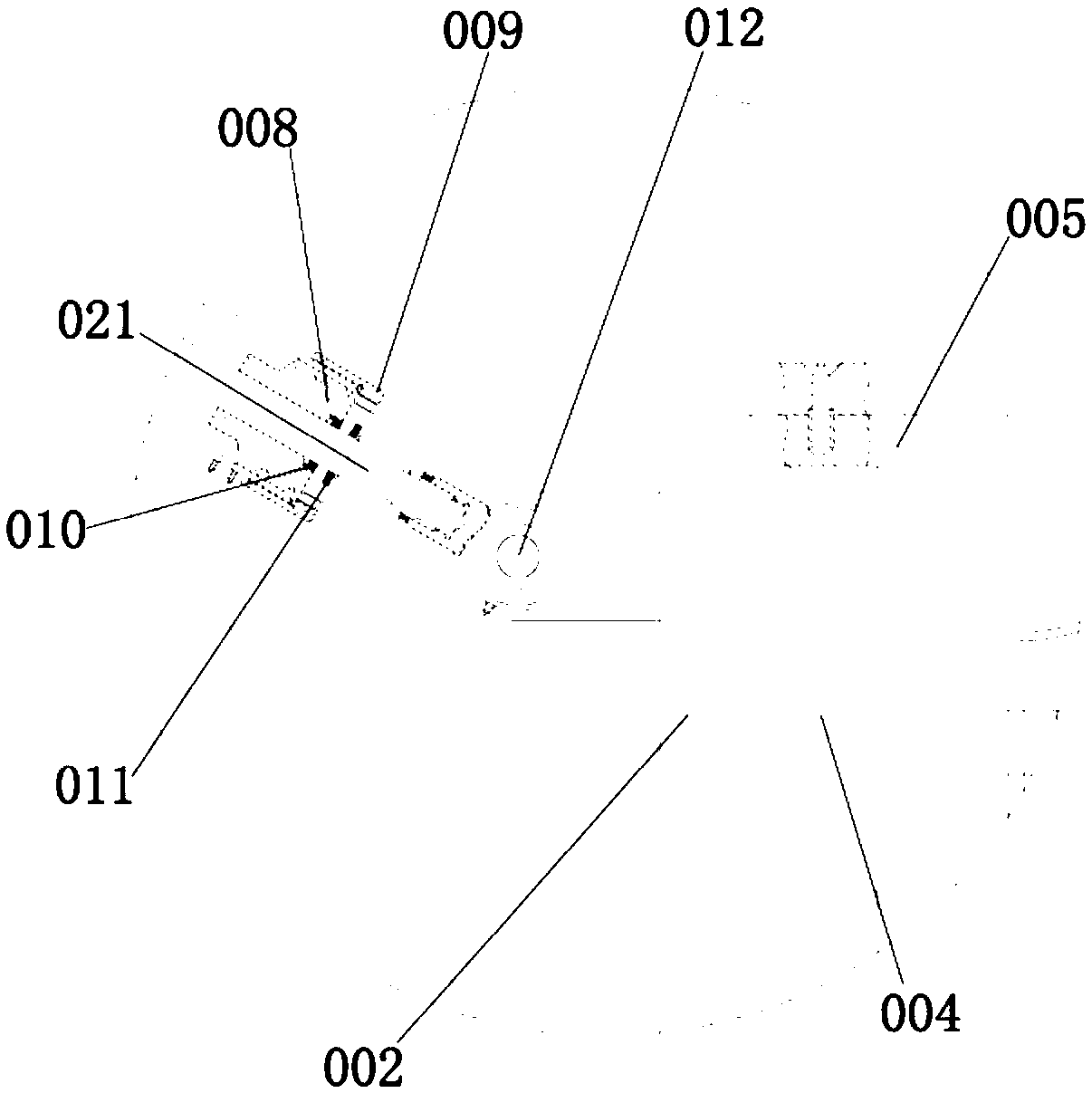 Heat radiation device for low-voltage control box of new energy vehicle