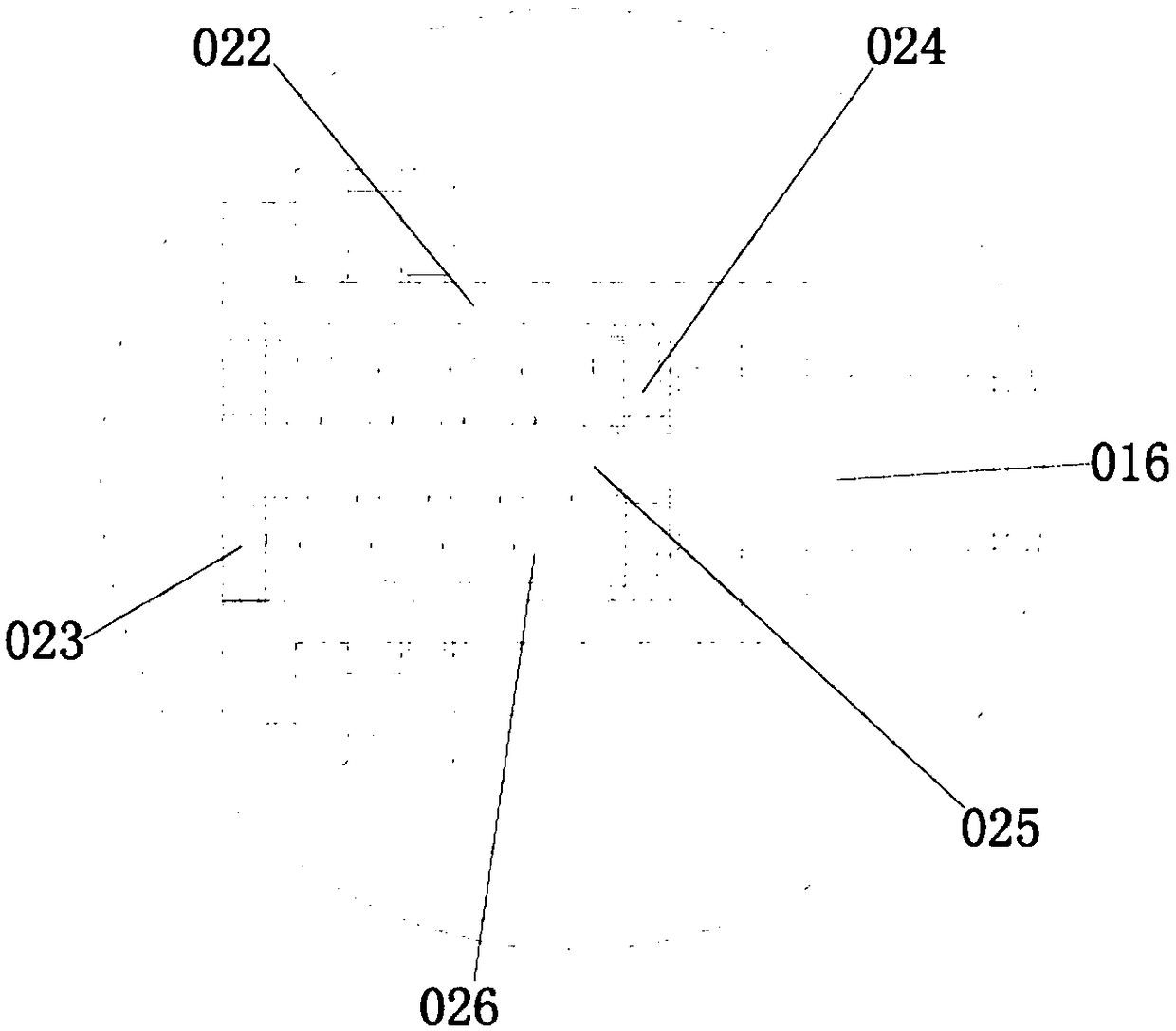 Heat radiation device for low-voltage control box of new energy vehicle