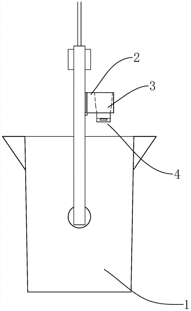 Novel melted iron inoculation device