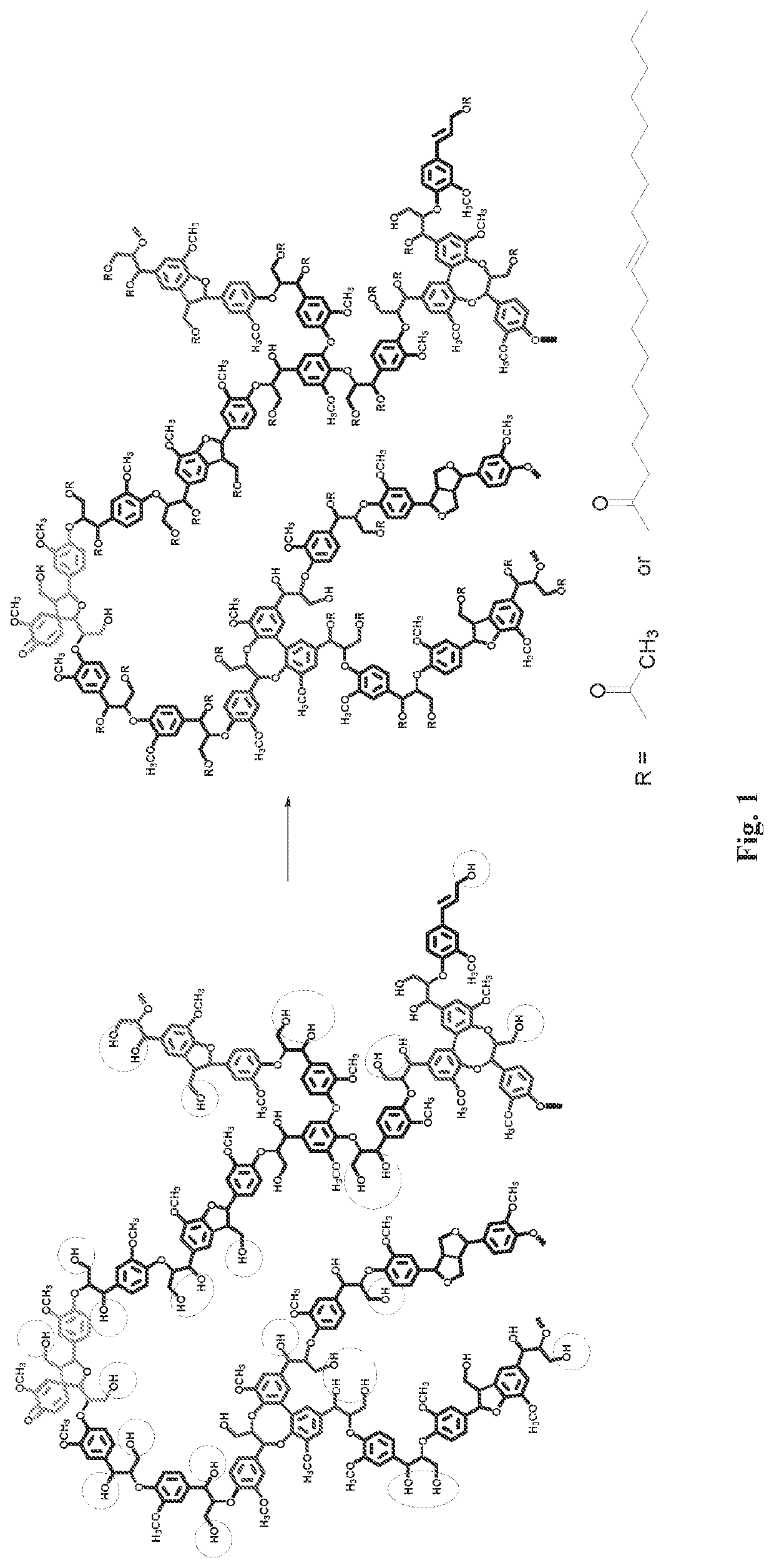 Biobased hot-melt adhesive including lignin as a component