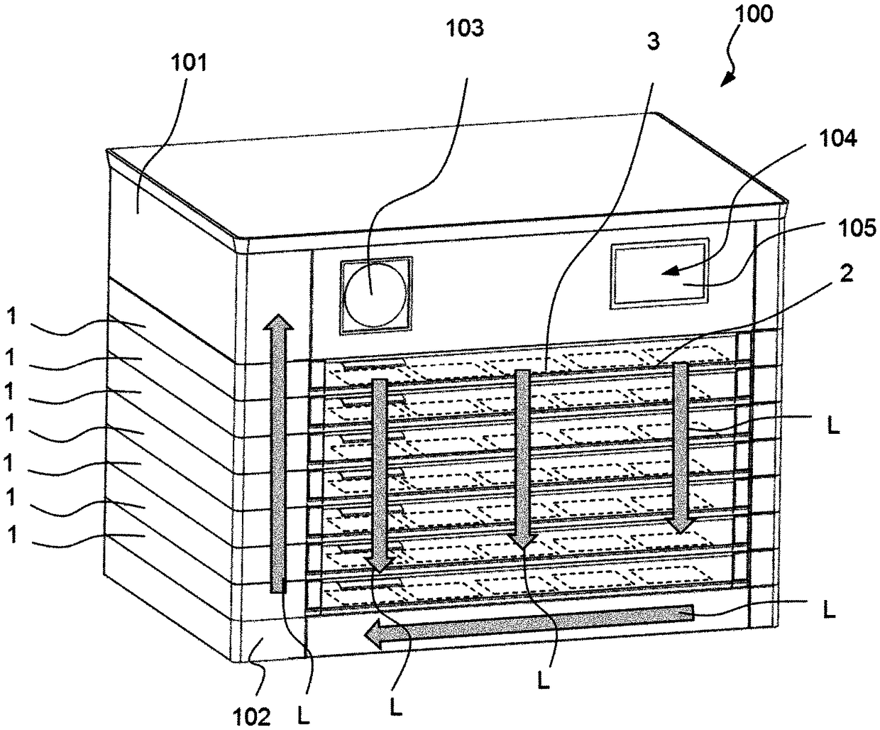 Agitator unit for use with a blood product storage system and blood product storage system