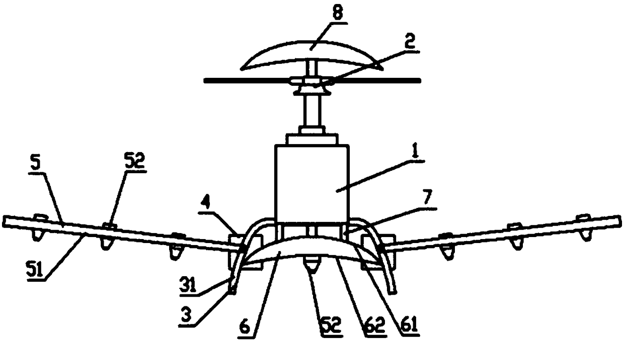 Unmanned aerial vehicle for pesticide spraying