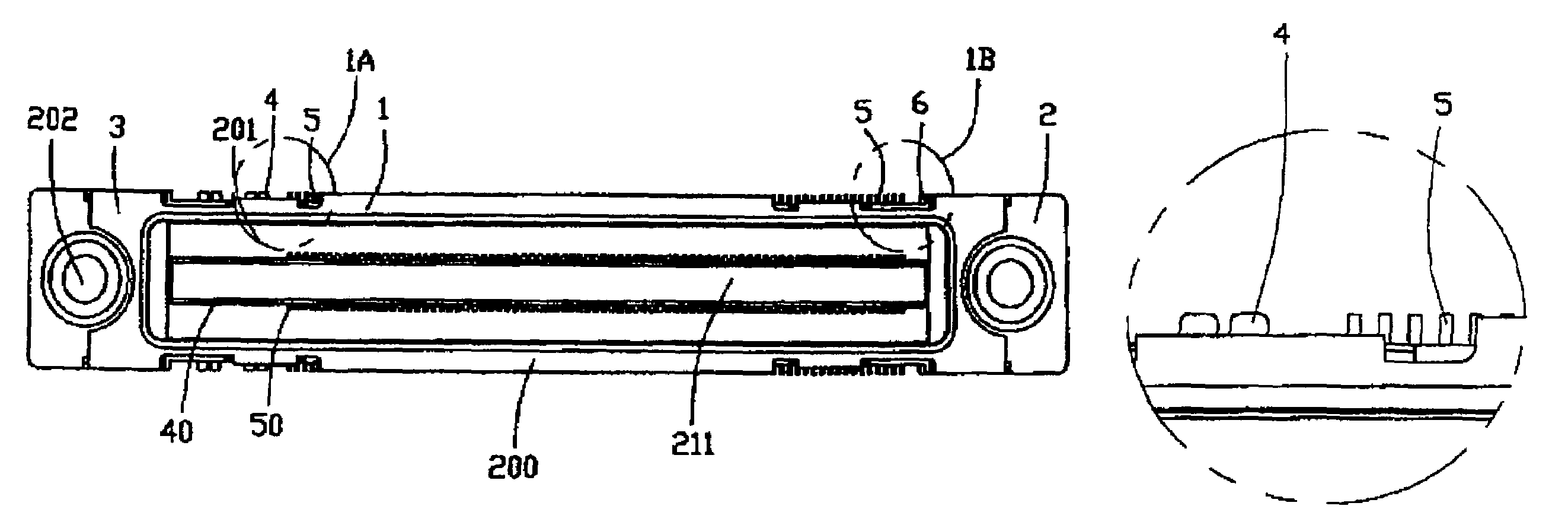 Board-mounted electrical connector with balanced solder attachment to a circuit board