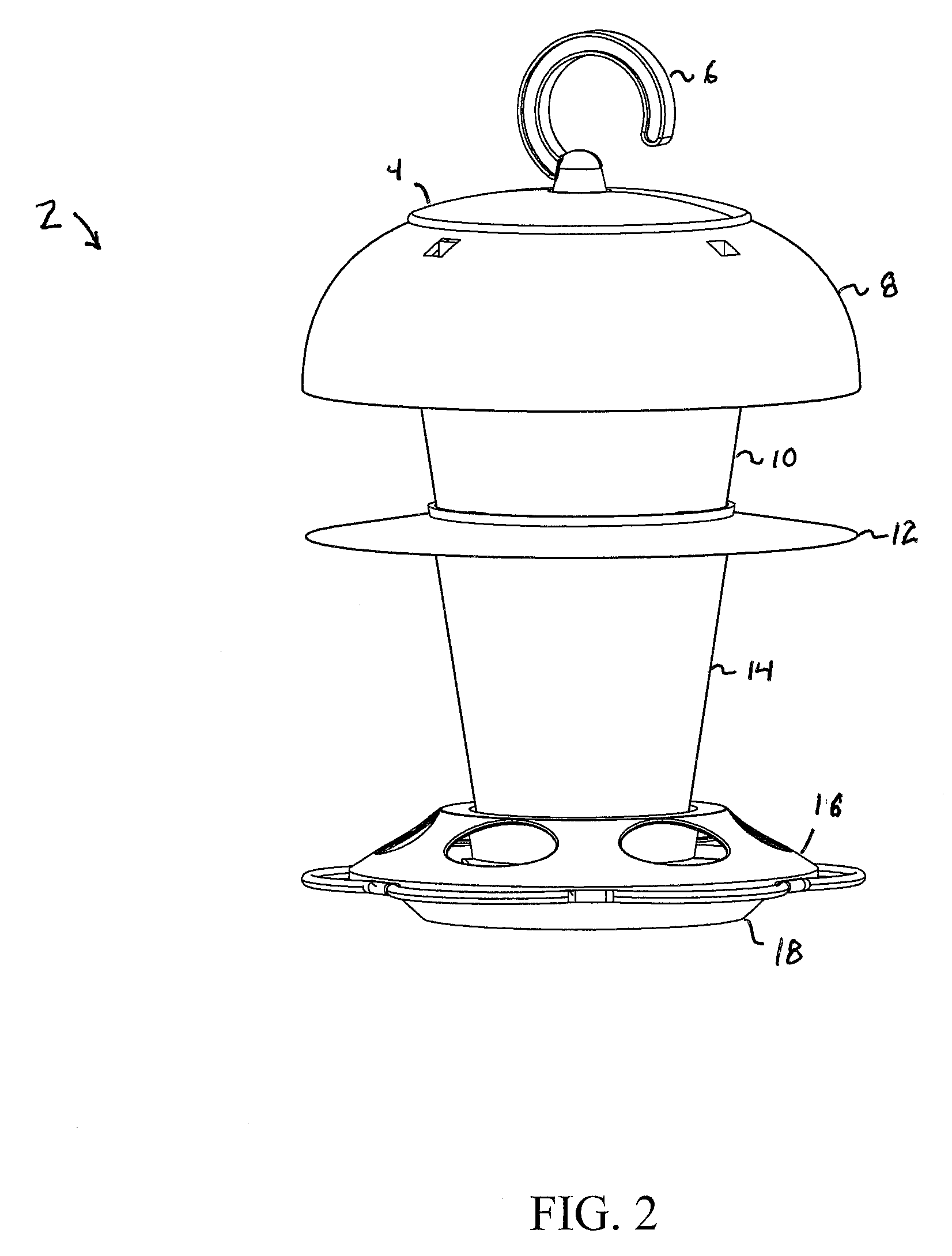 Collapsible bird feeder