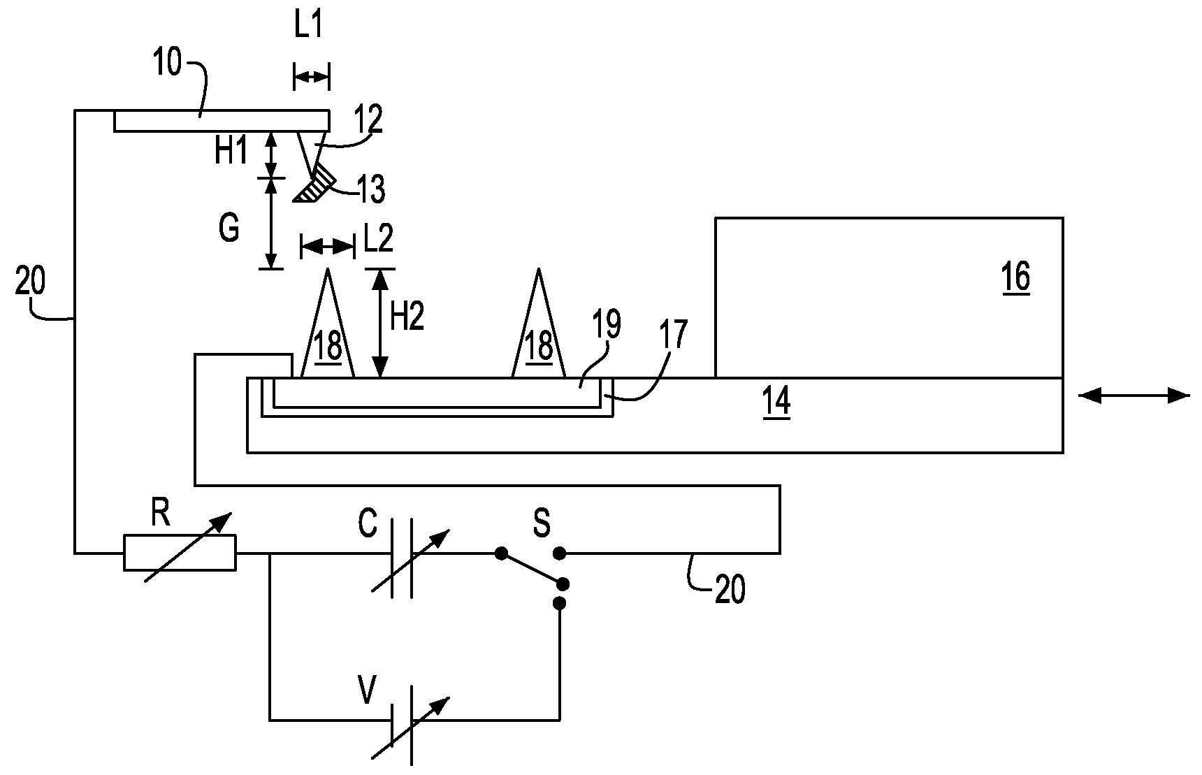 Scanning probe apparatus with in-situ measurement probe tip cleaning capability