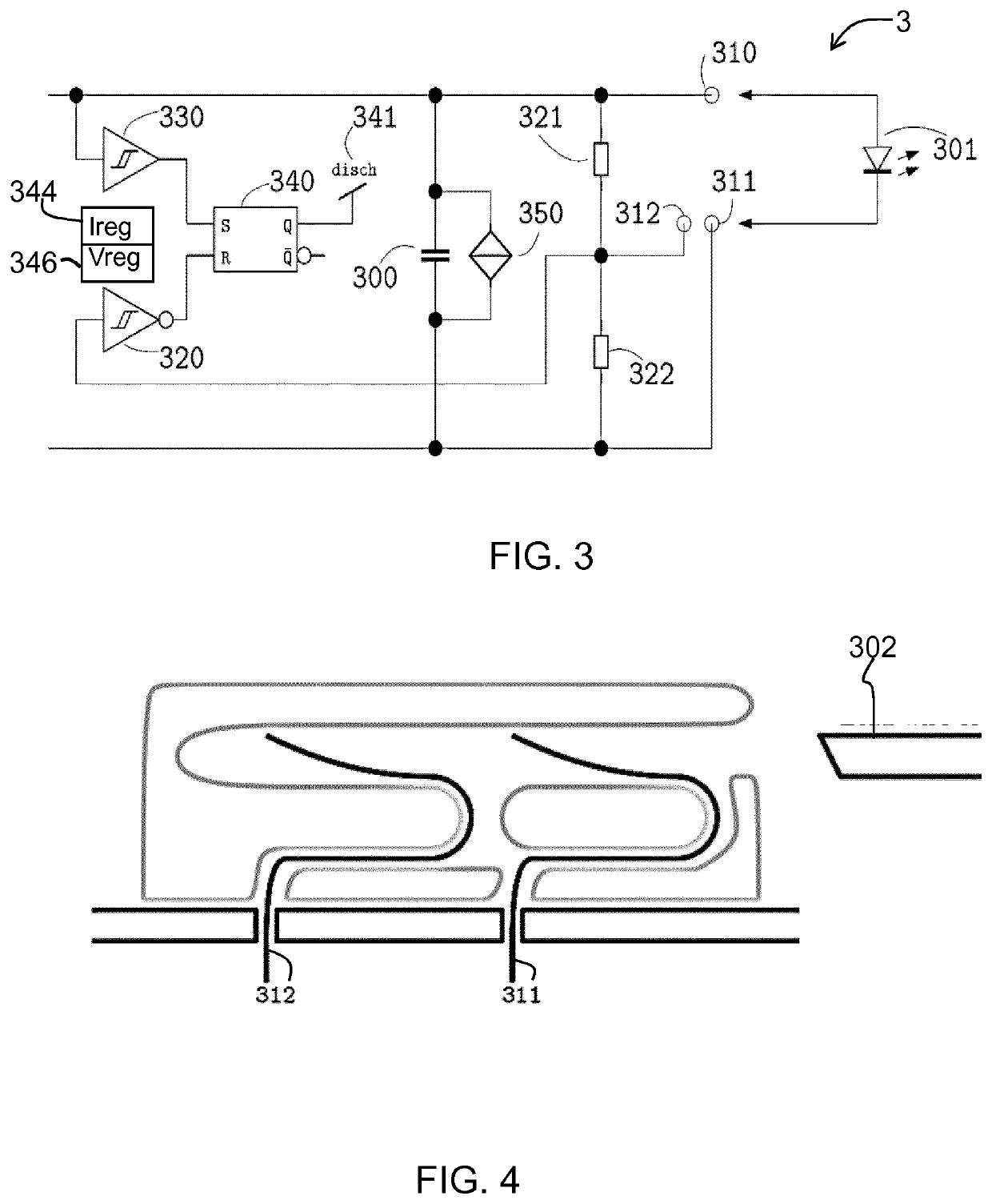 A LED driver and a LED module for use with the driver