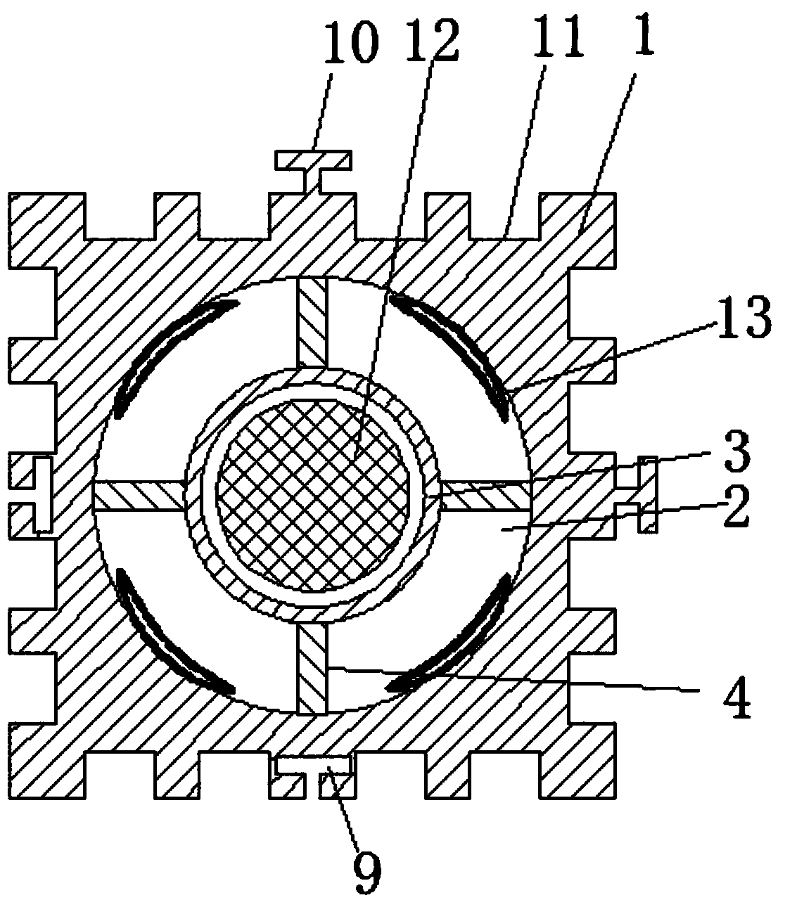 Battery cooling system of new-energy vehicle