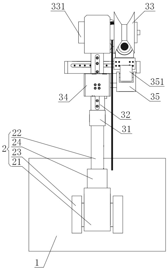 A rolling obstacle-surpassing robot and its application method for taking power online from transmission lines