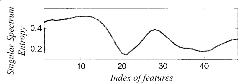 Neuron action potential feature extraction method based on singular spectrum entropy