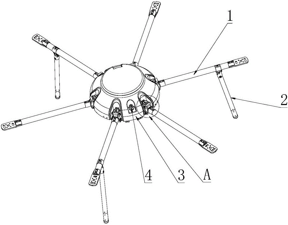 Stable multi-shaft unmanned aerial vehicle