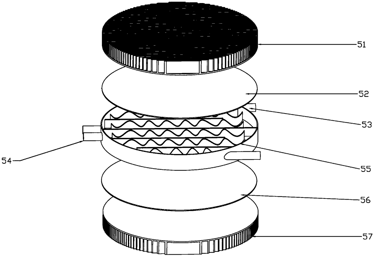 Circulatory spraying heat exchange system