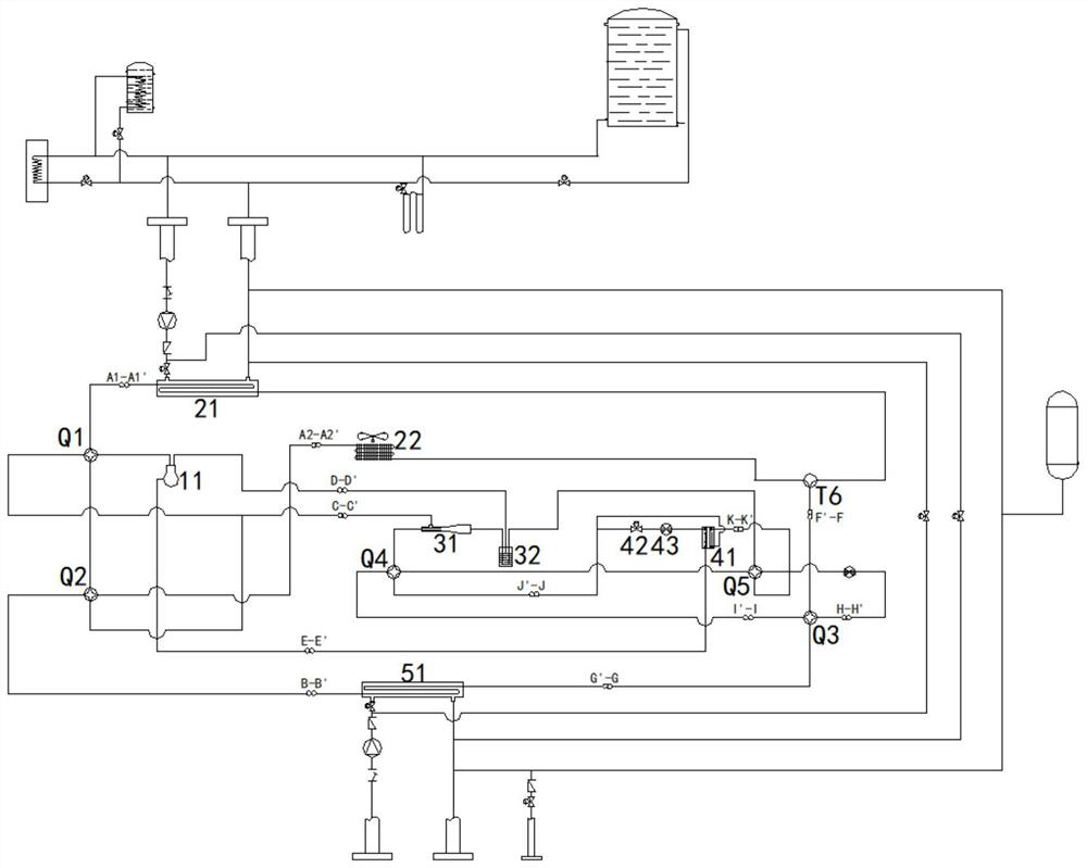 Integrated water-cooling air-cooled heat pump module unit and multi-source system