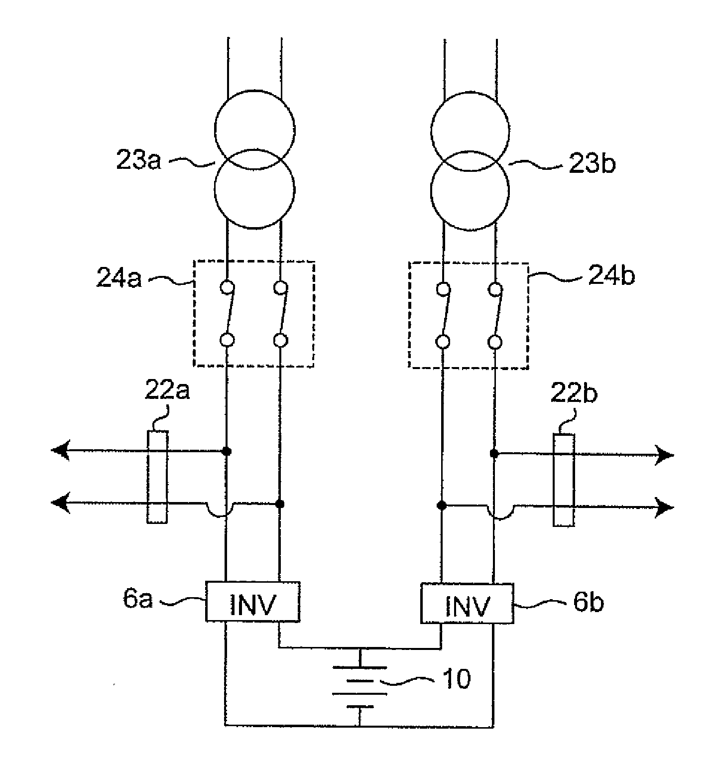 Power conditioner for feeding system