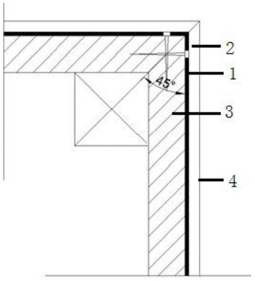 Composite top layer varnish stoving technology