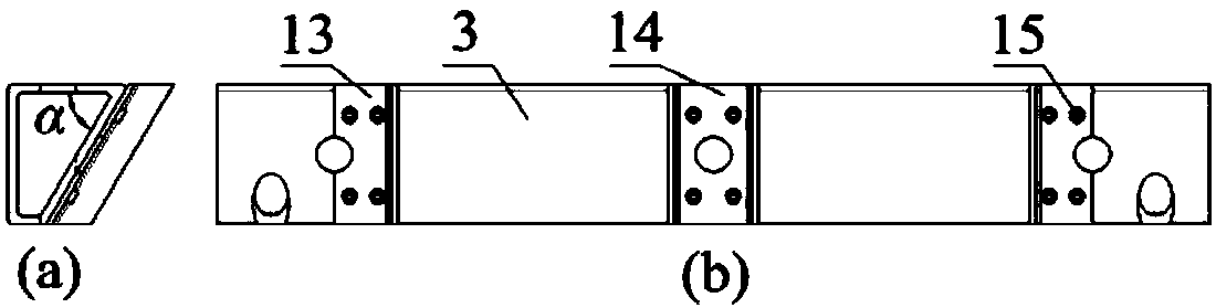 Braze welding clamp of plate-fin type heat exchanger