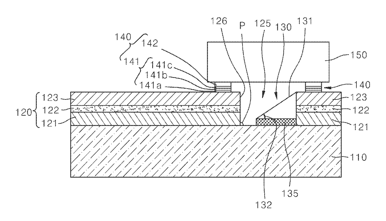 Optical integrated circuit comprising light path turning micro-mirror inside the optical waveguide and method of manufacturing the same