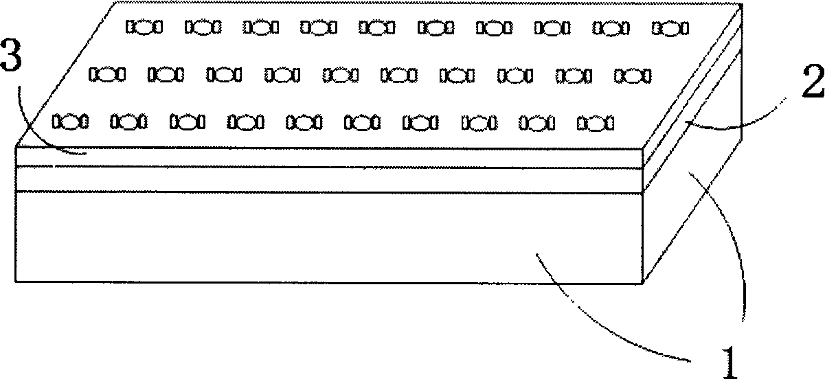 Graphite base plate for LED (light emitting diode) high-power illumination module and manufacturing technology of graphite base plate