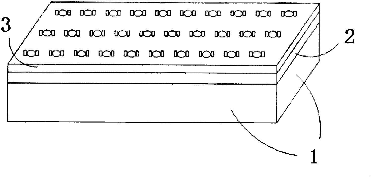 Graphite base plate for LED (light emitting diode) high-power illumination module and manufacturing technology of graphite base plate