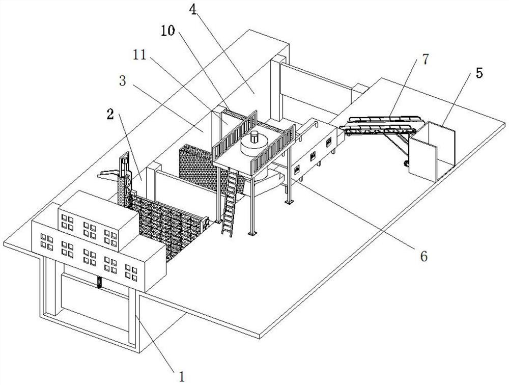 River sewage treatment equipment with sludge residue storage treatment function