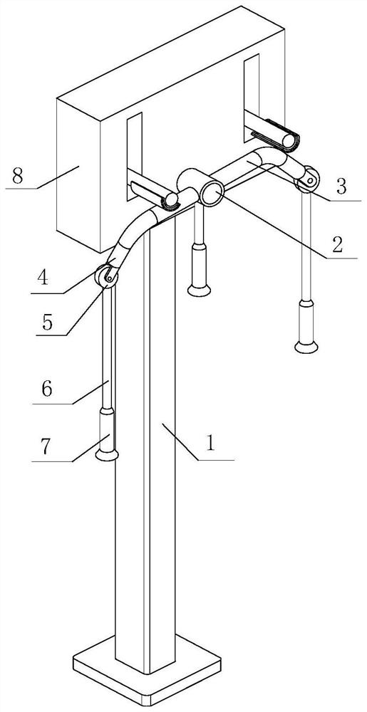 Breast cancer postoperative limb rehabilitation auxiliary exercise equipment