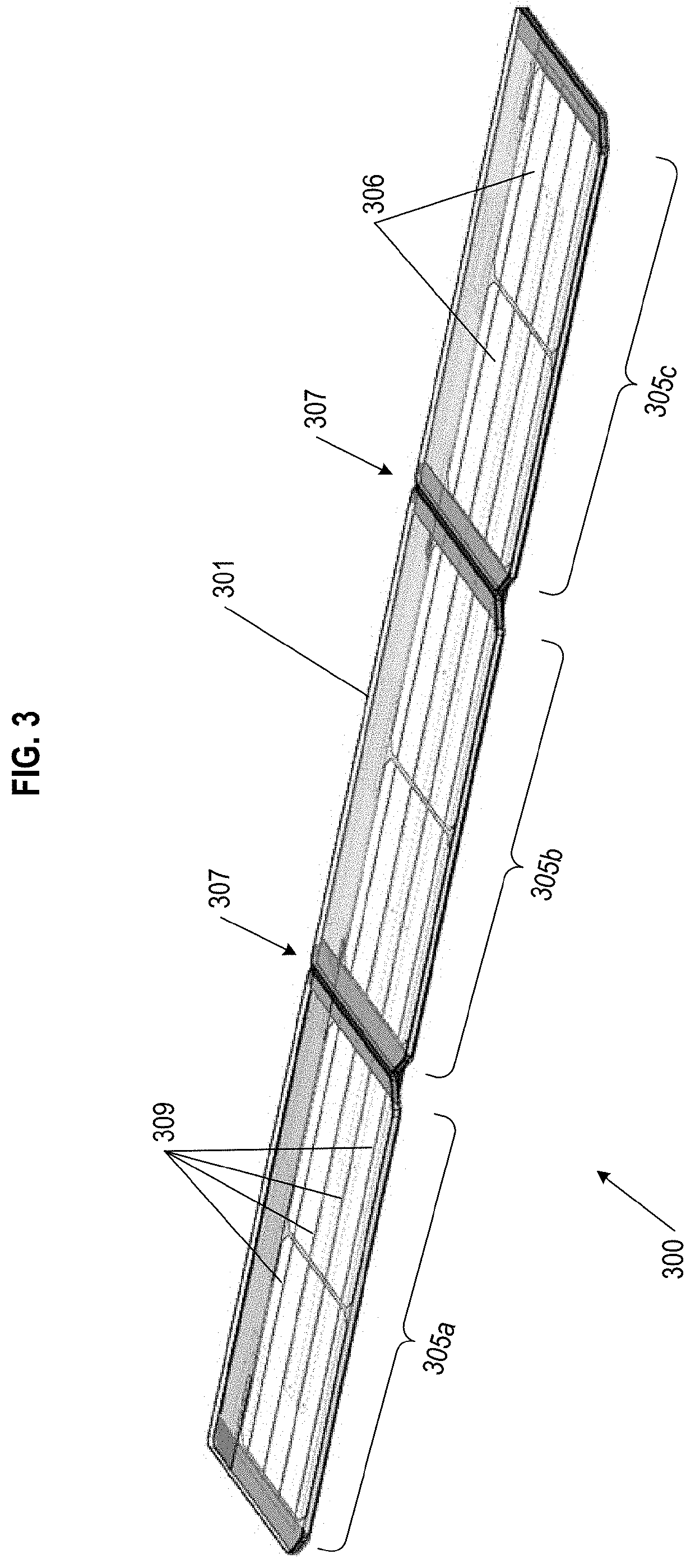 Flexible solar roofing modules