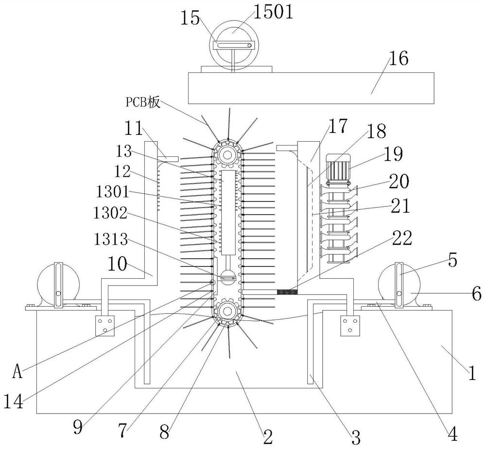 Coating treatment process for protective paint on surface layers of printed PCBs