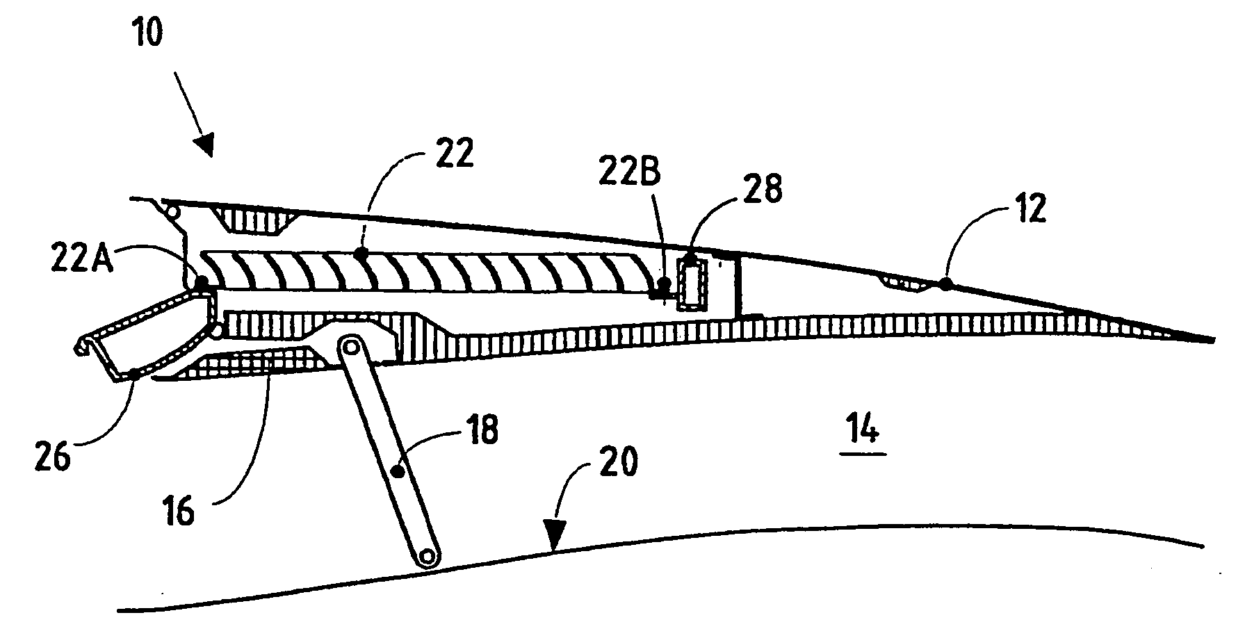 Thrust reverser comprising optimised deflector gratings