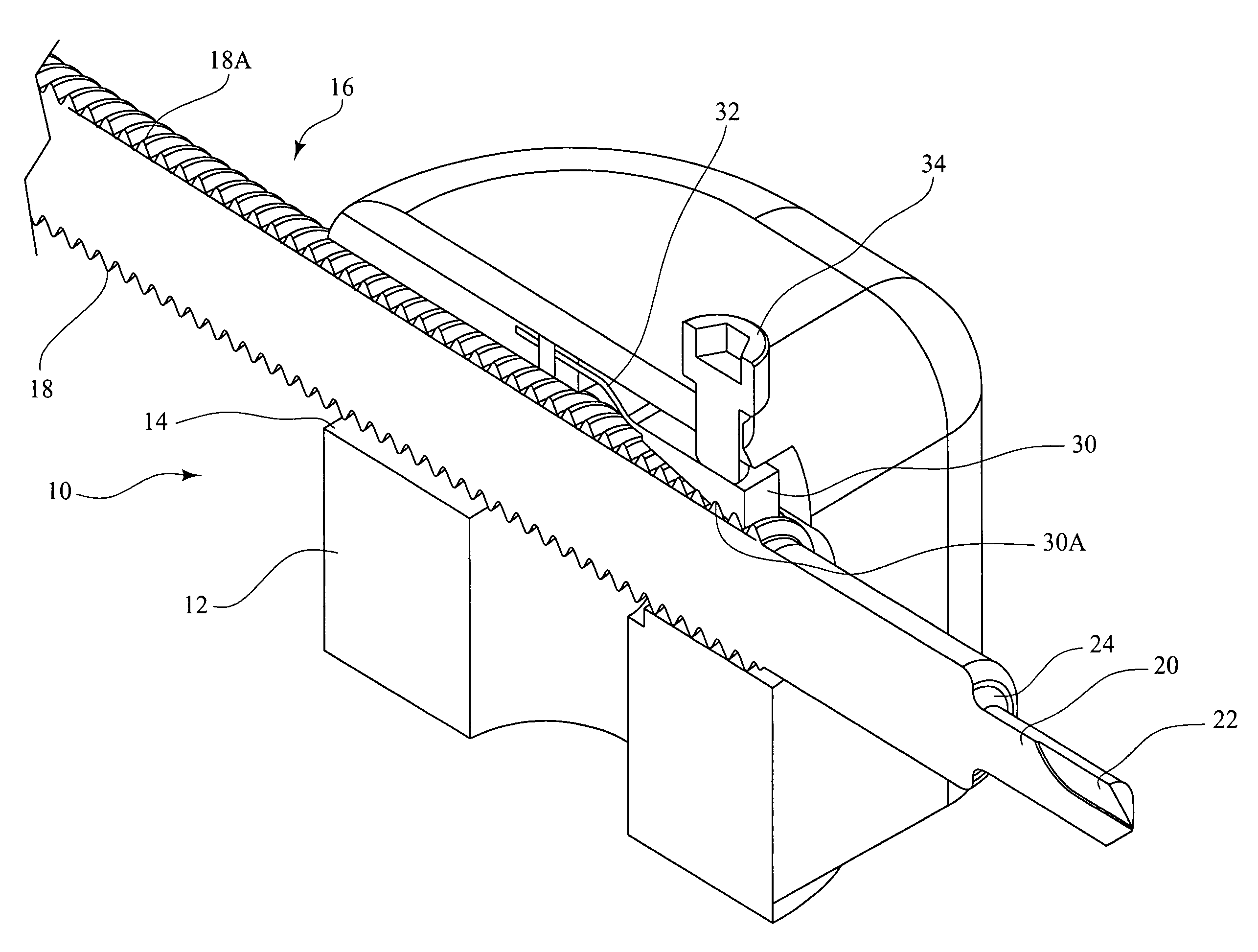 Rapidly adjustable threaded pin clamp