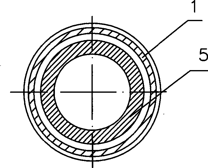 Method for preparing and preventing plug of wide-span case beam rear tension method prestress pore passage