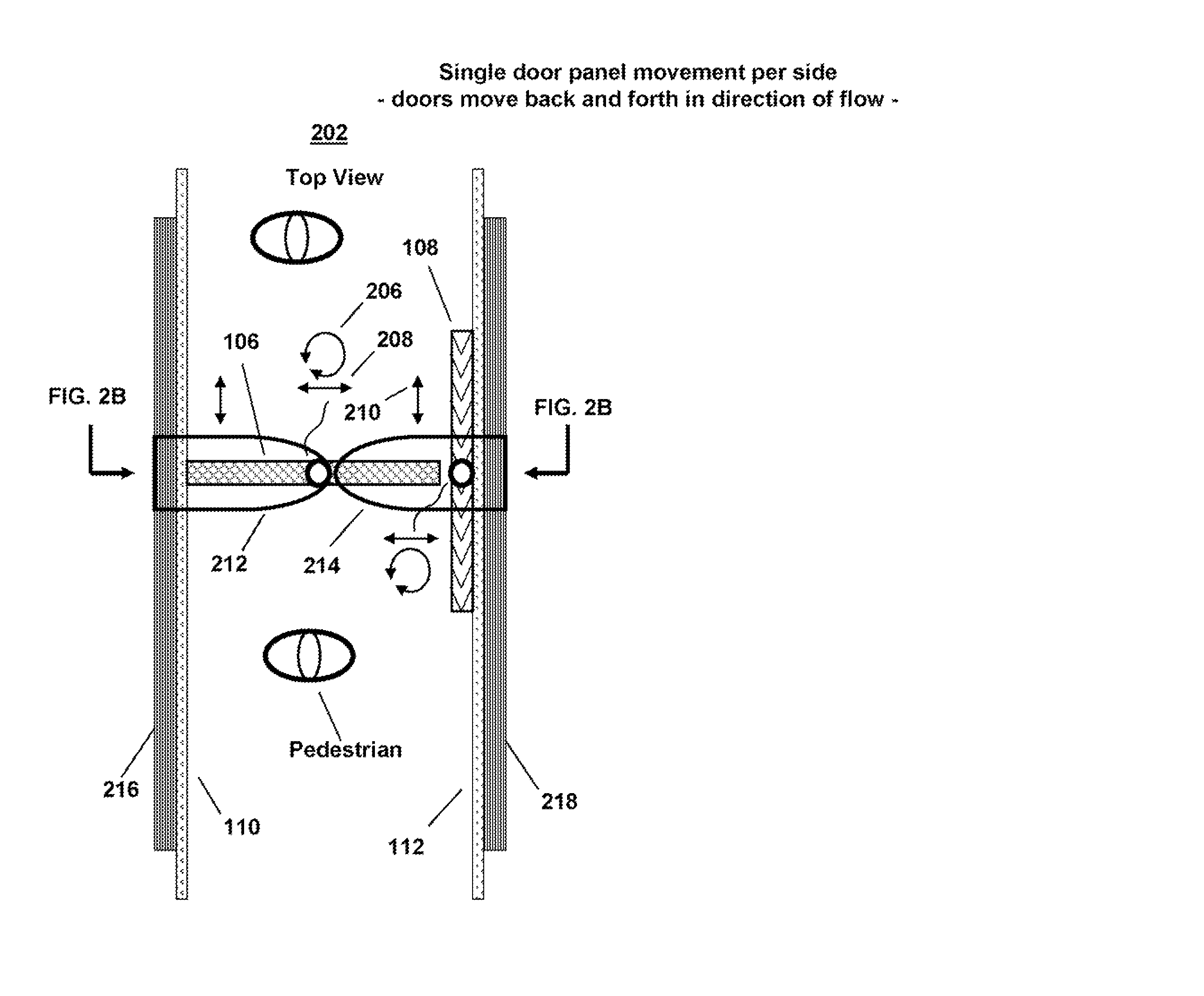 High traffic flow robotic entrance portal for secure access