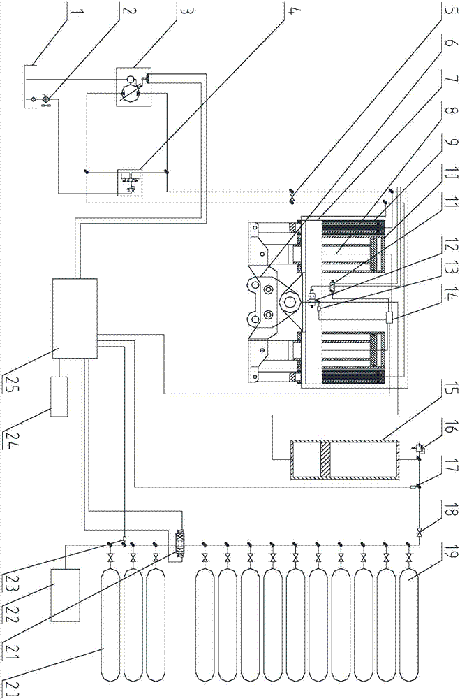 Semi-active heave compensation device control system