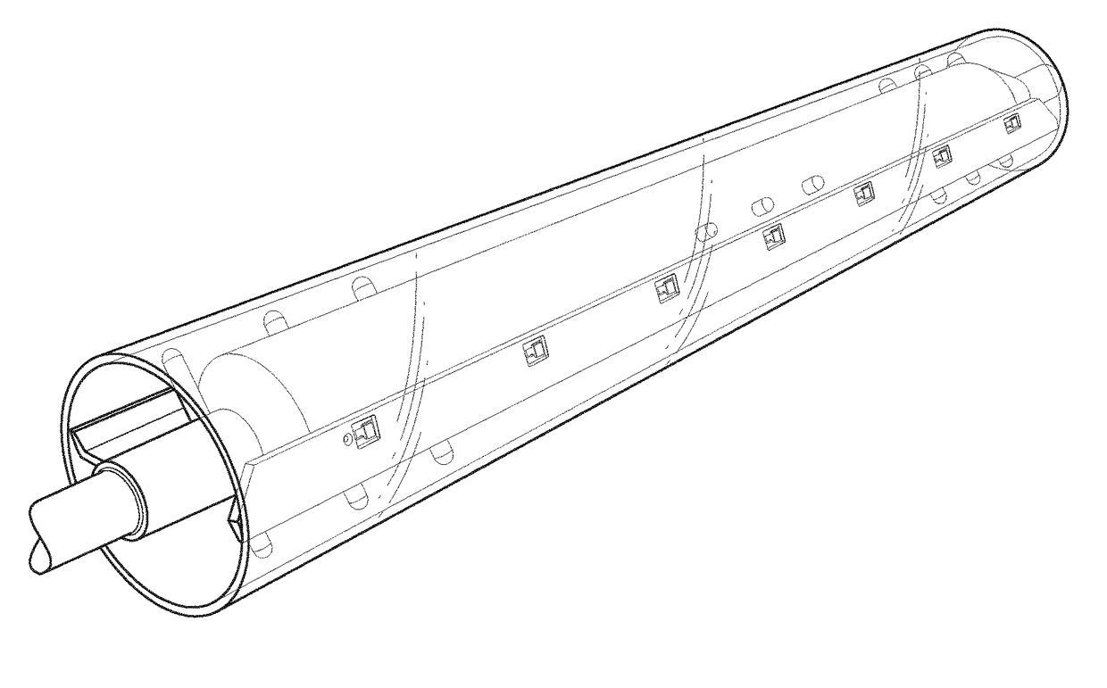 Apparatus, process and use