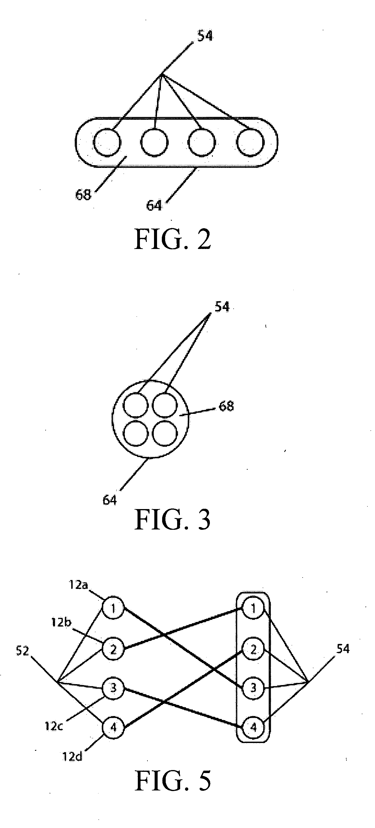 Multi-spot optical fiber endophotocoagulation probe