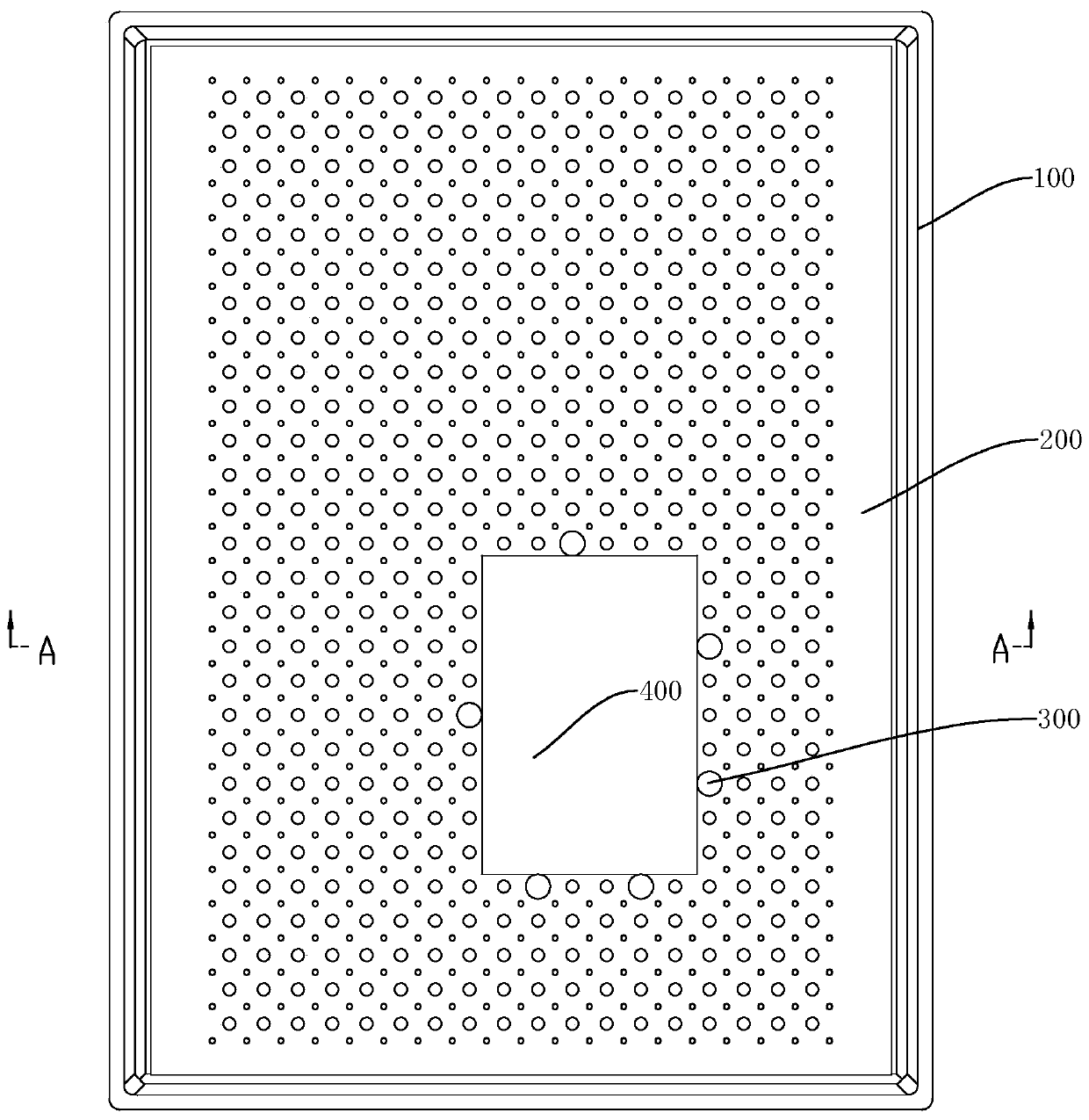 Anti-slip fixing tray