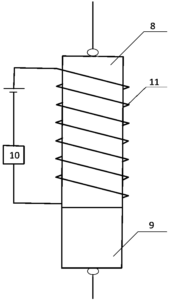 A sudden load test device