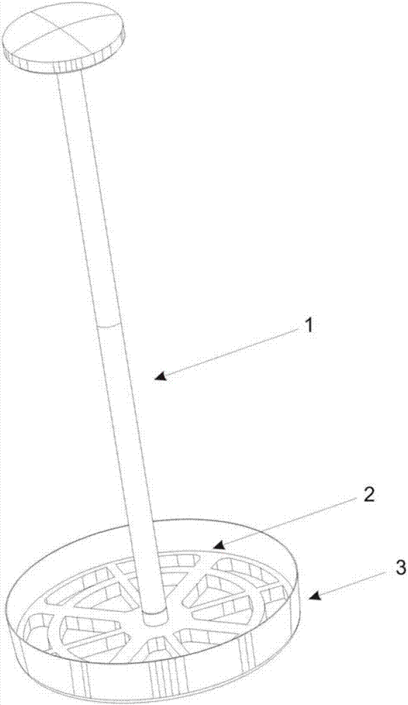 Filter set device with replaceable three-dimensional filter paper for French press kettle