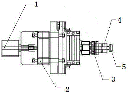 High-security-coefficient stable transmission positioning device