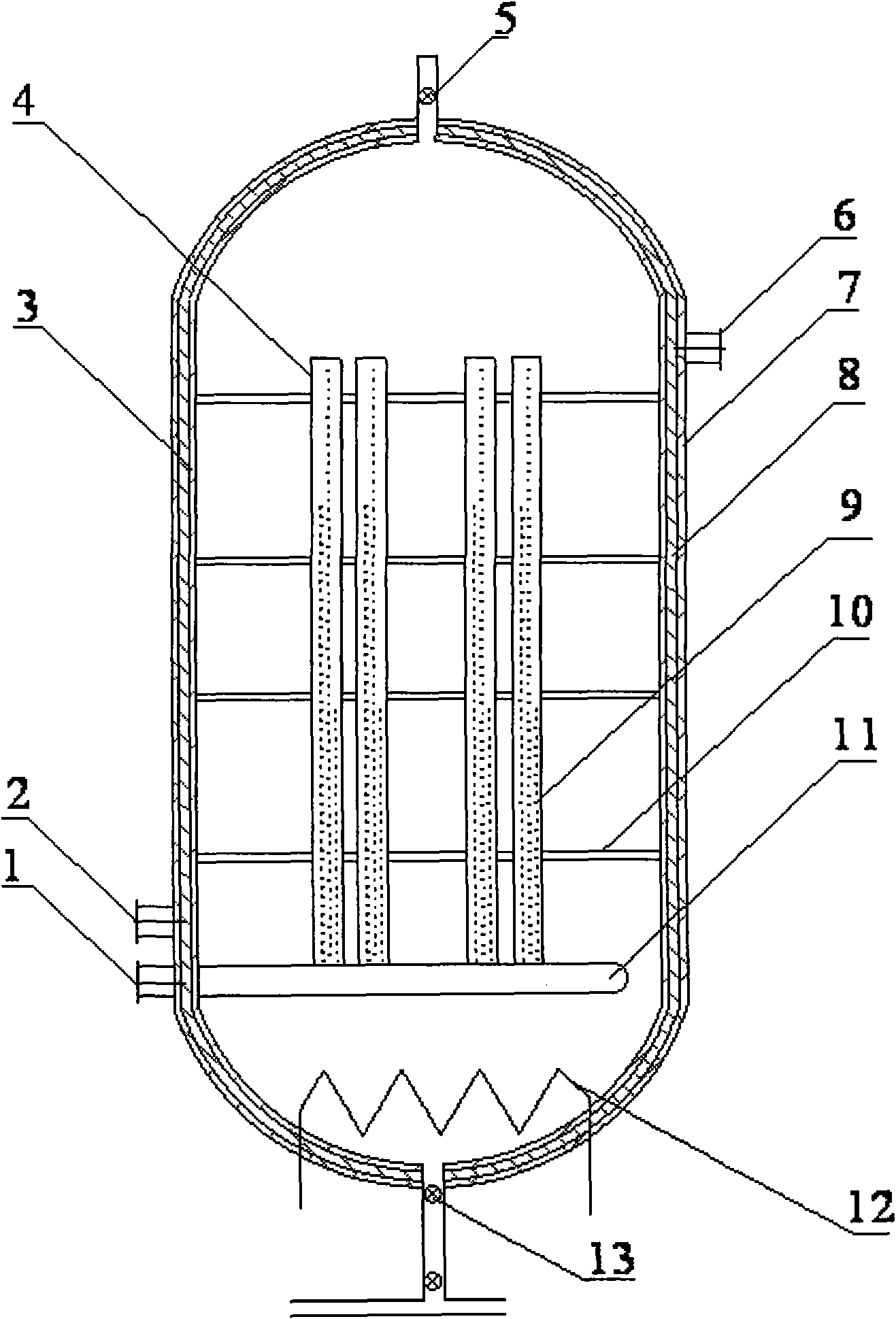 Supercritical water oxidation reactor